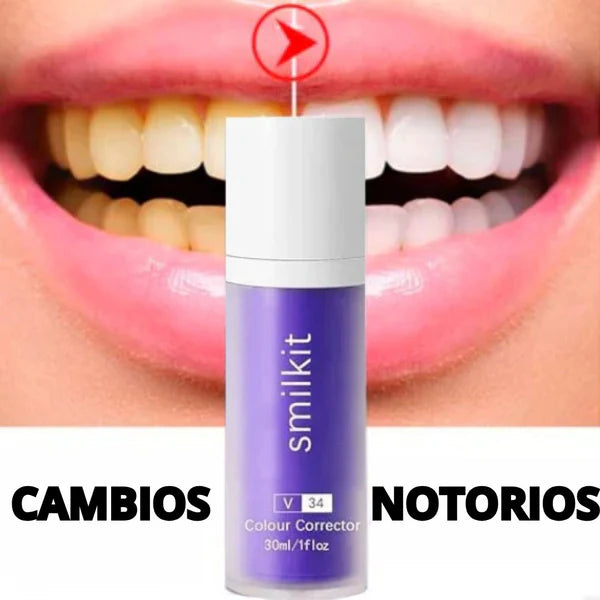 Smilekit Espuma Blanqueadora Ilumina, Cuida y Resalta Tu Sonrisa
