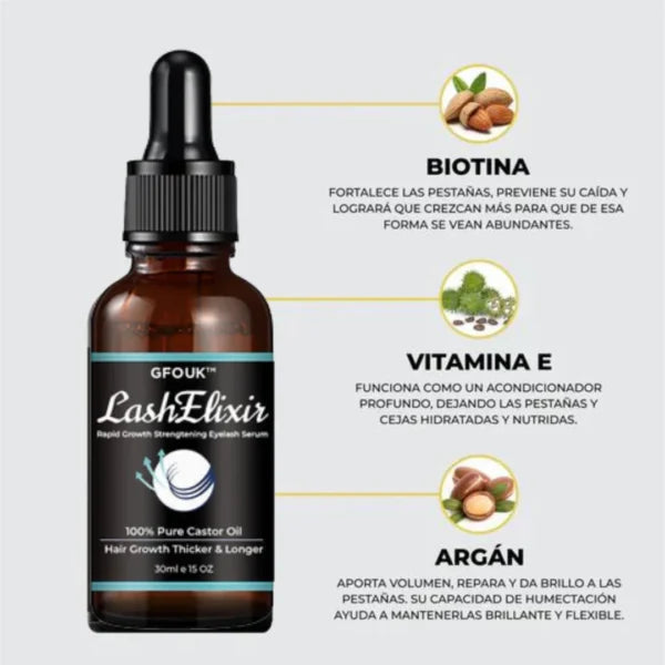 SERUM LASH ELIXIS - ALARGAMIENTO DE PESTAÑAS Y CEJAS
